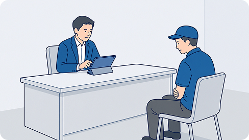 面談でも本音を話せていないドライバー